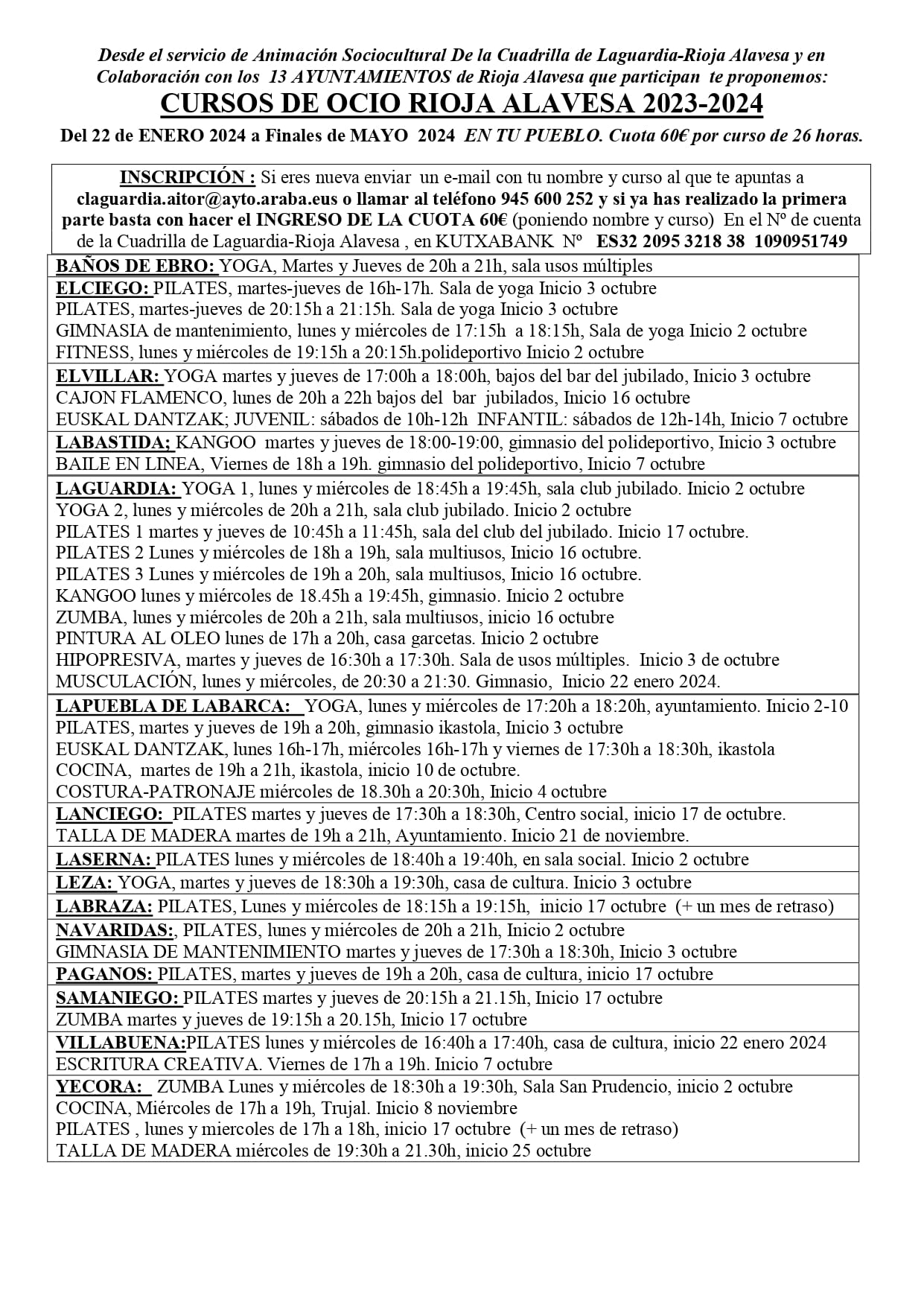 cursos de ocio Rioja alavesa segunda parte 2024 page 0002