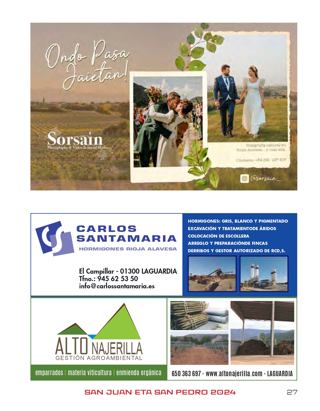 Programa de fiestas 2024