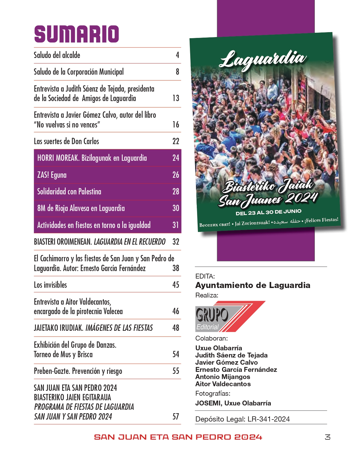 Programa de fiestas 2024