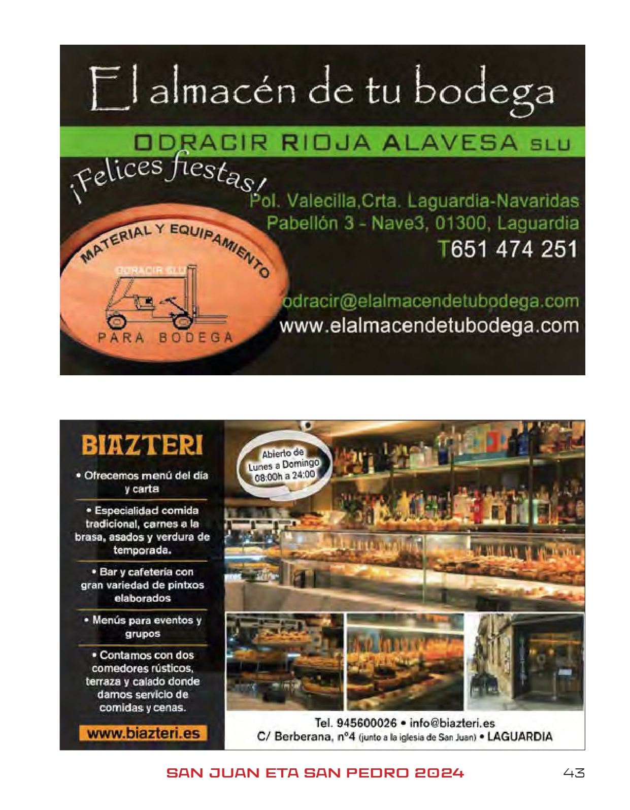 Programa de fiestas 2024