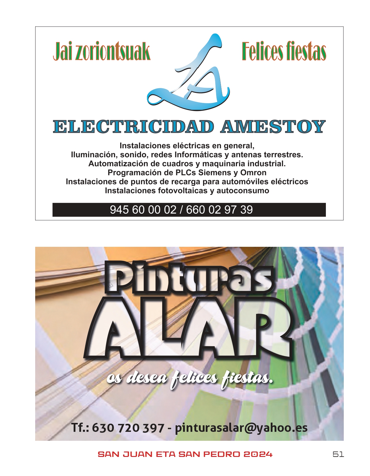 Programa de fiestas 2024