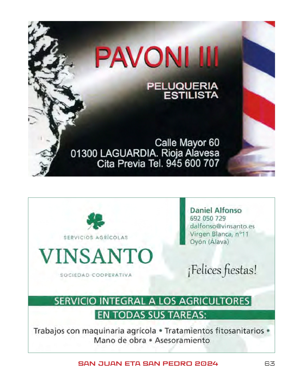 Programa de fiestas 2024