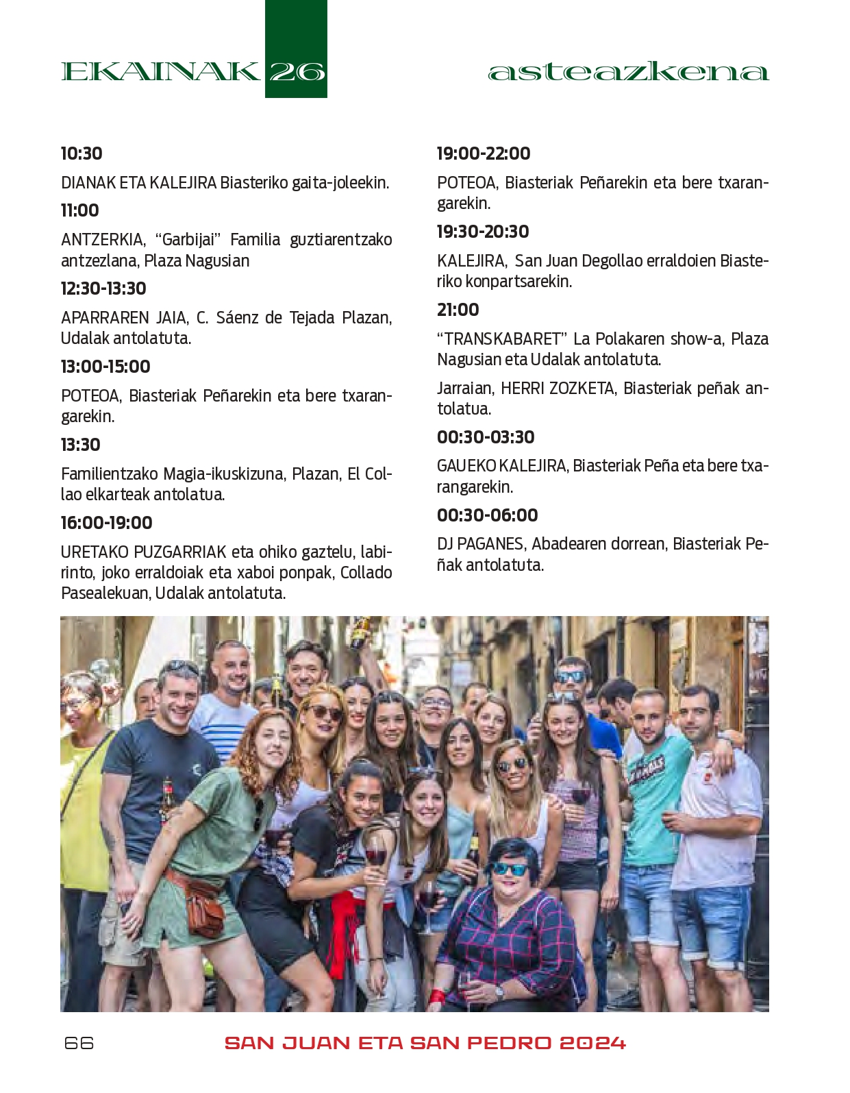 Programa de fiestas 2024
