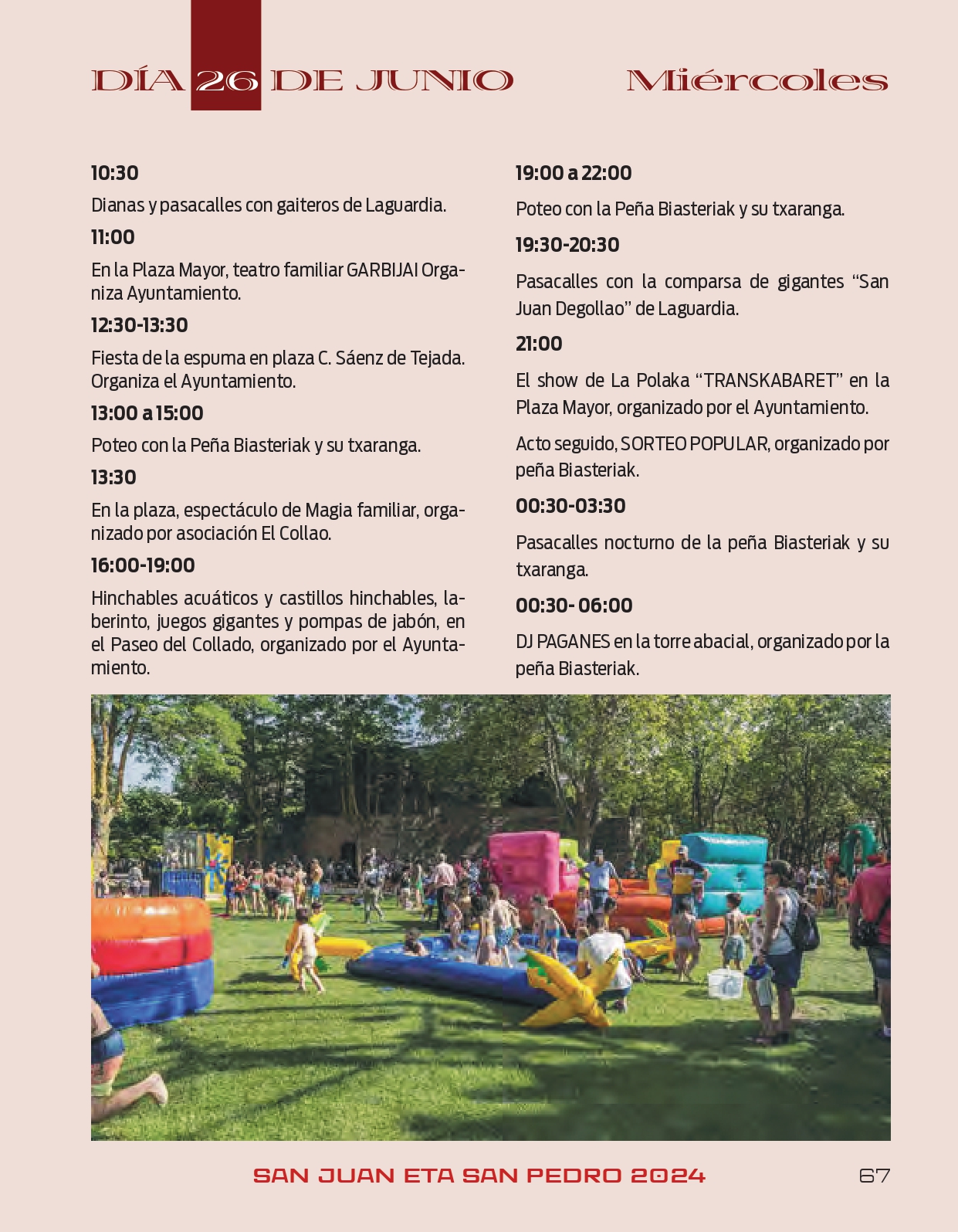 Programa de fiestas 2024