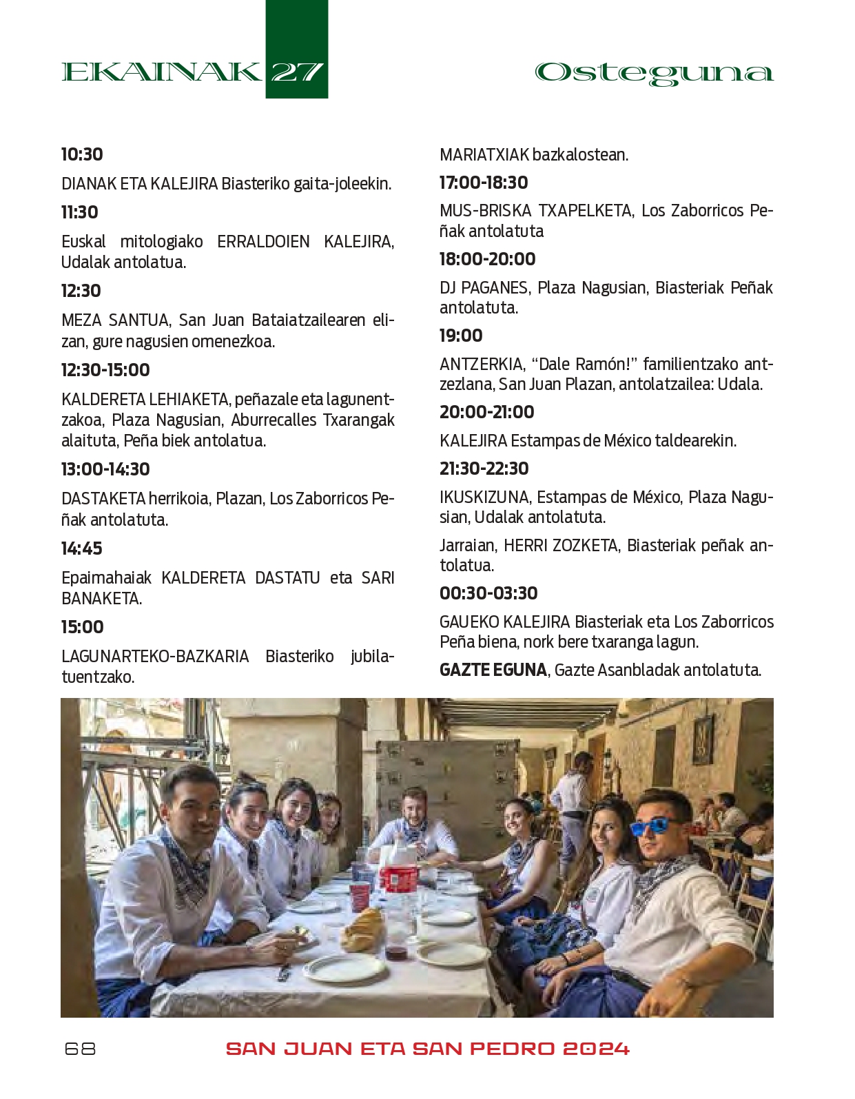 Programa de fiestas 2024