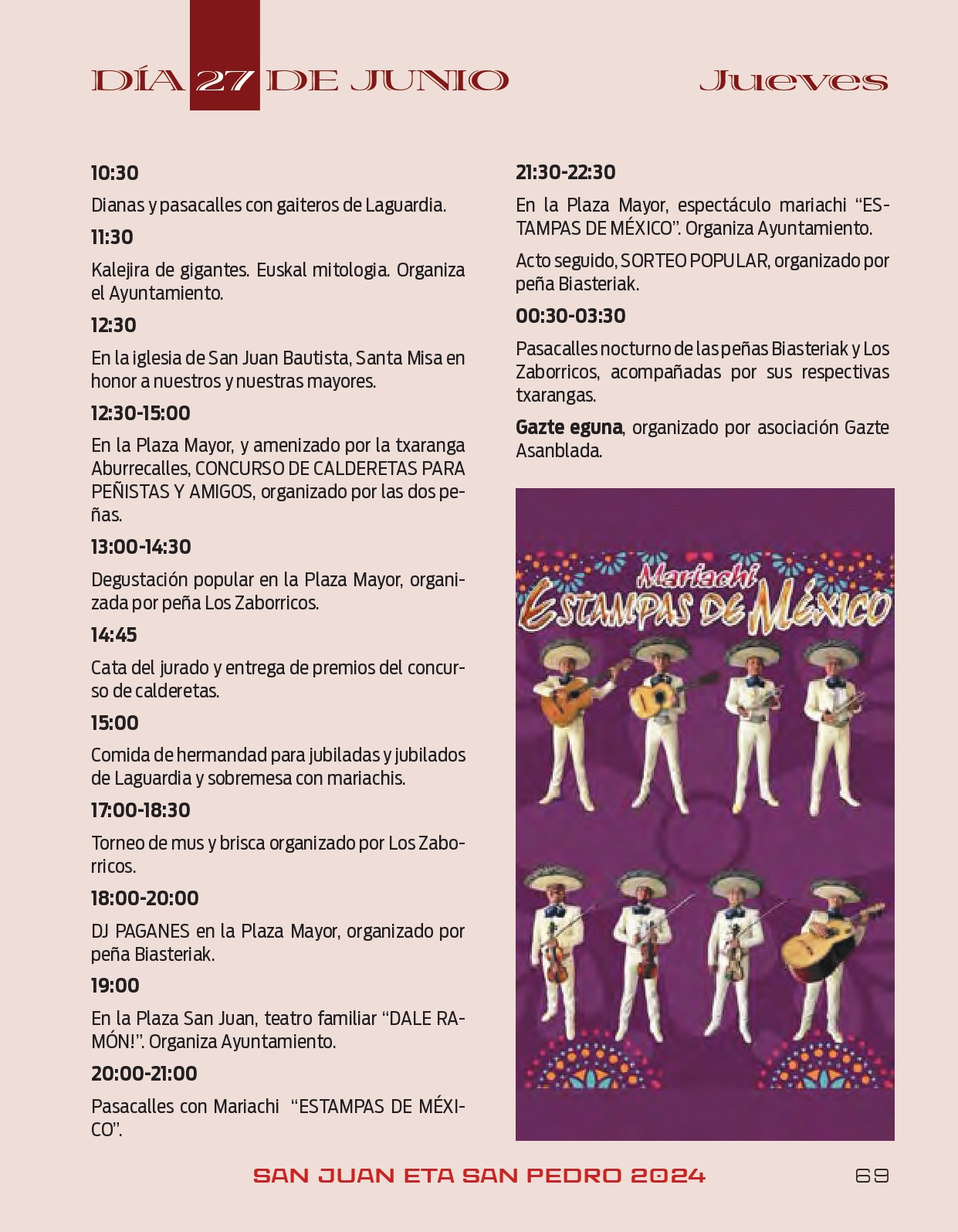 Programa de fiestas 2024