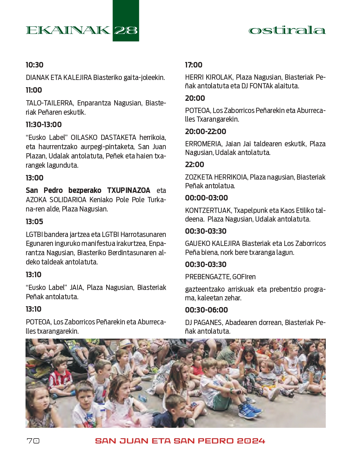 Programa de fiestas 2024