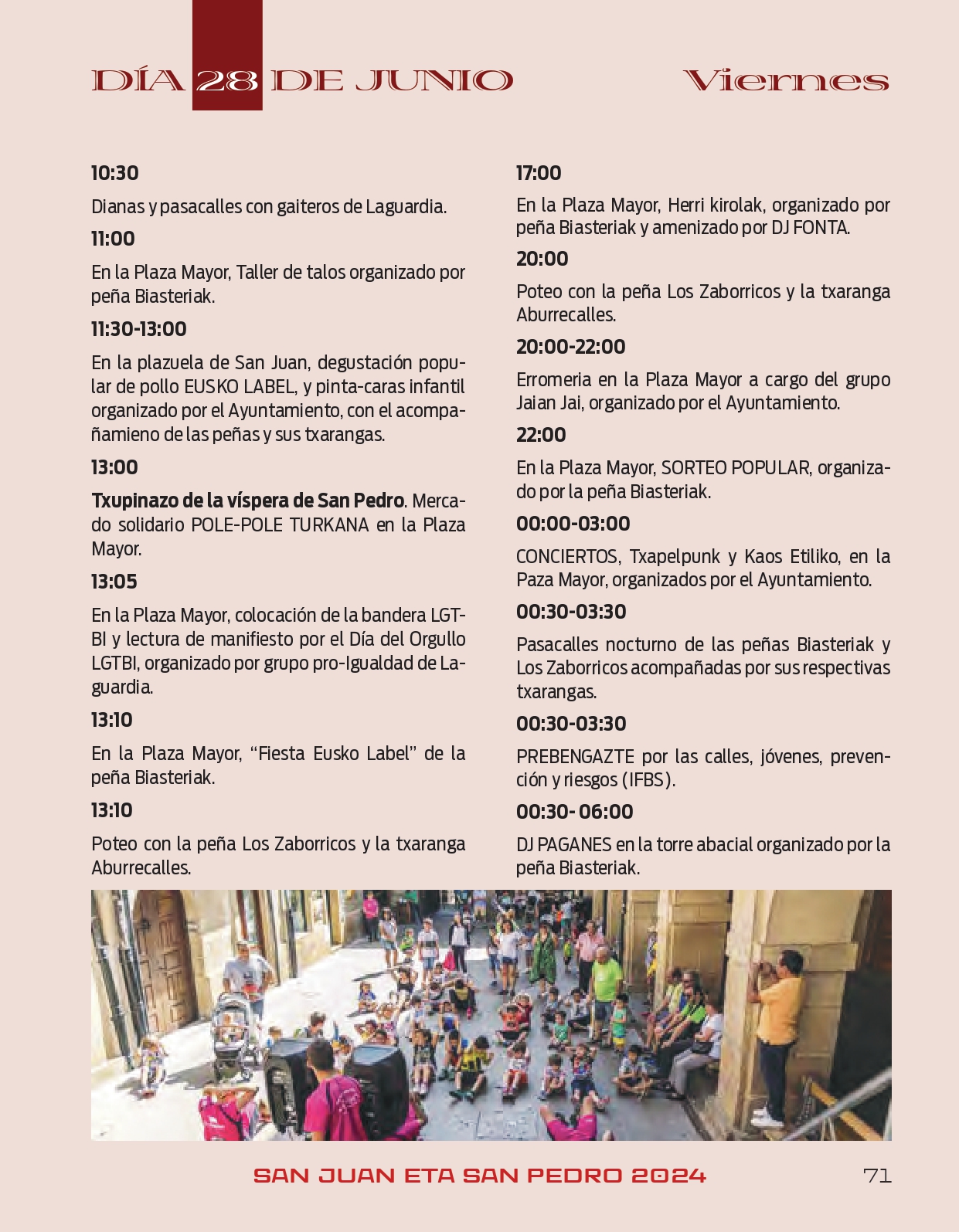 Programa de fiestas 2024