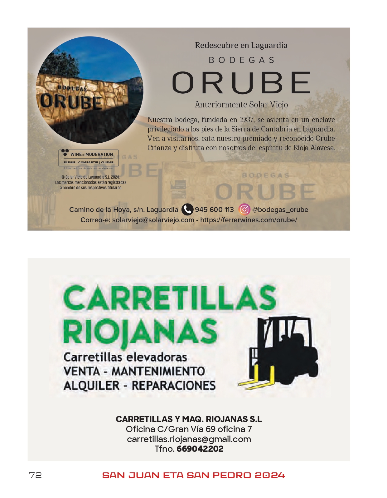 Programa de fiestas 2024
