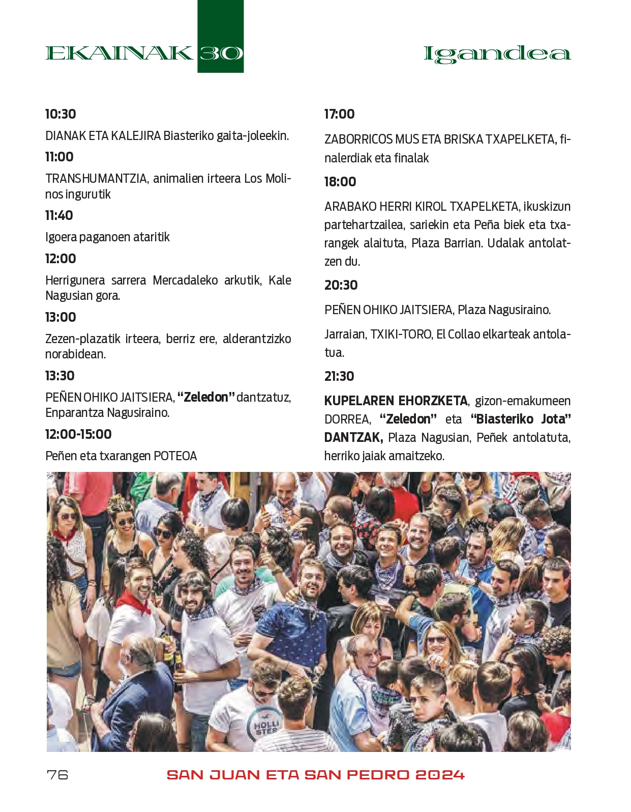 Programa de fiestas 2024