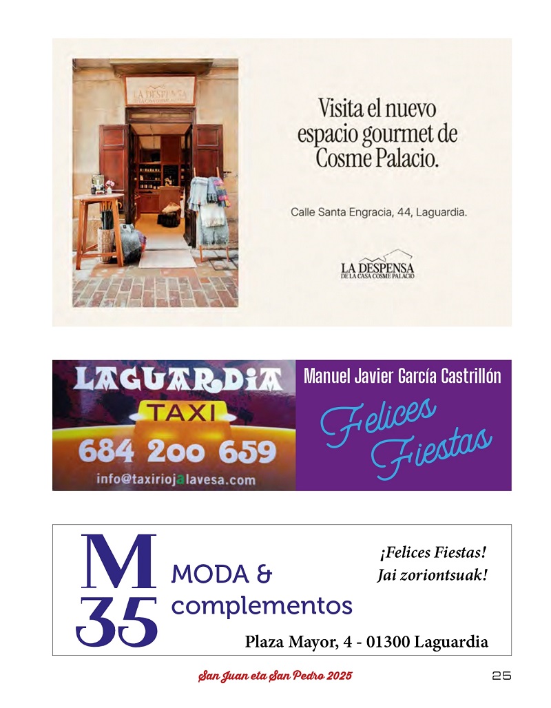 Programa de fiestas 2025