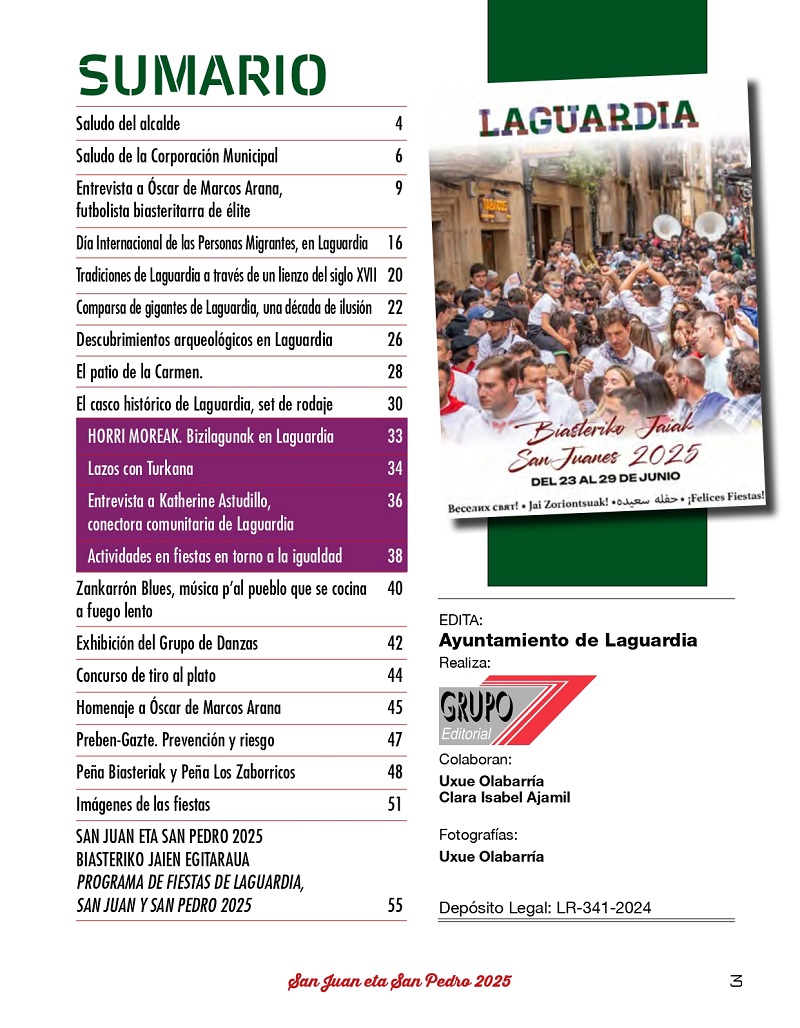 Programa de fiestas 2025