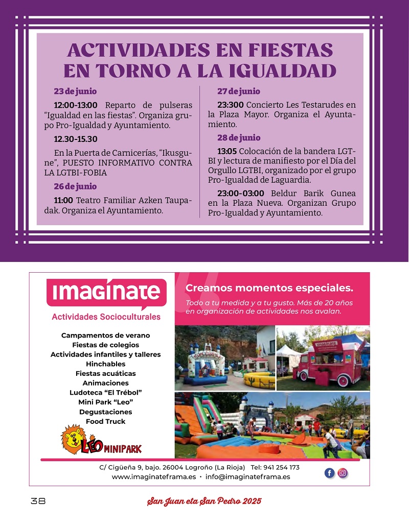 Programa de fiestas 2025