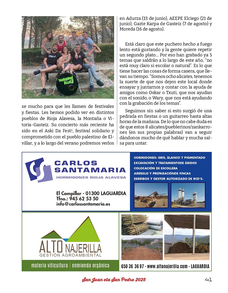 Programa de fiestas 2025