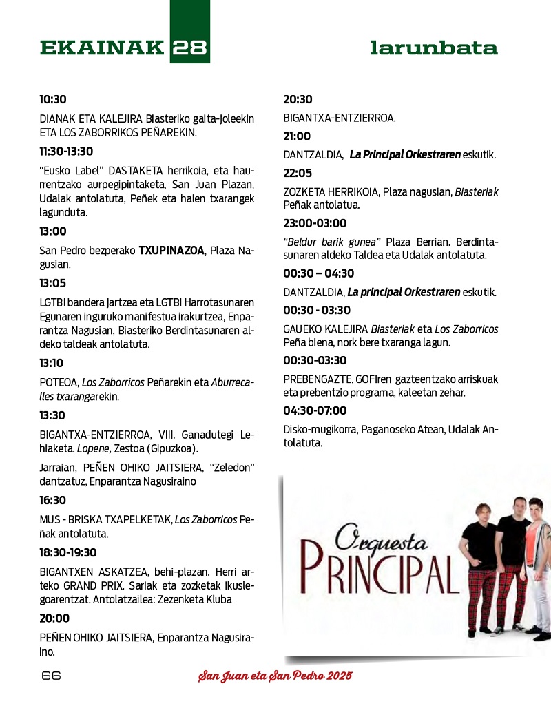 Programa de fiestas 2025