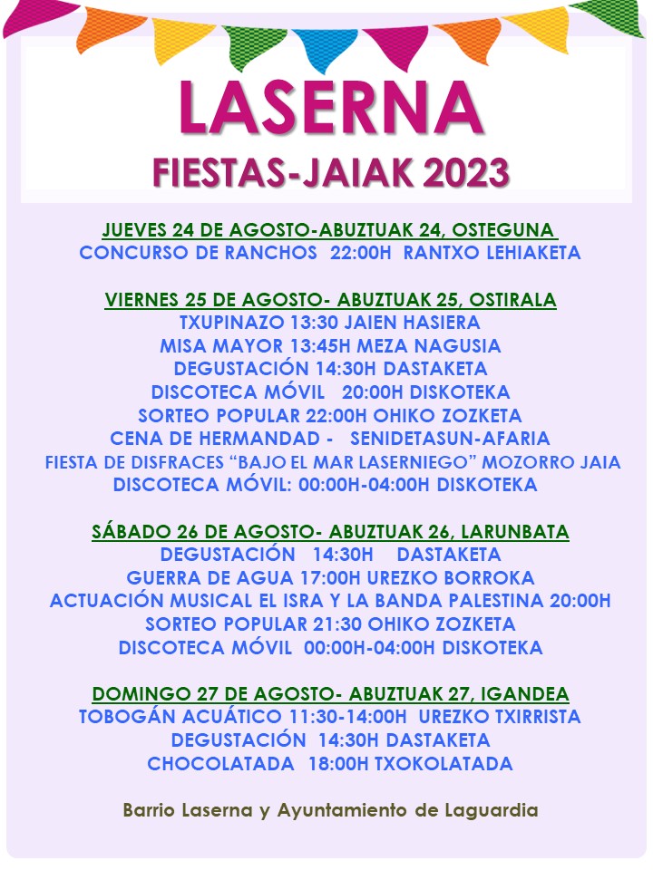 LASERNA 2023 FIESTAS