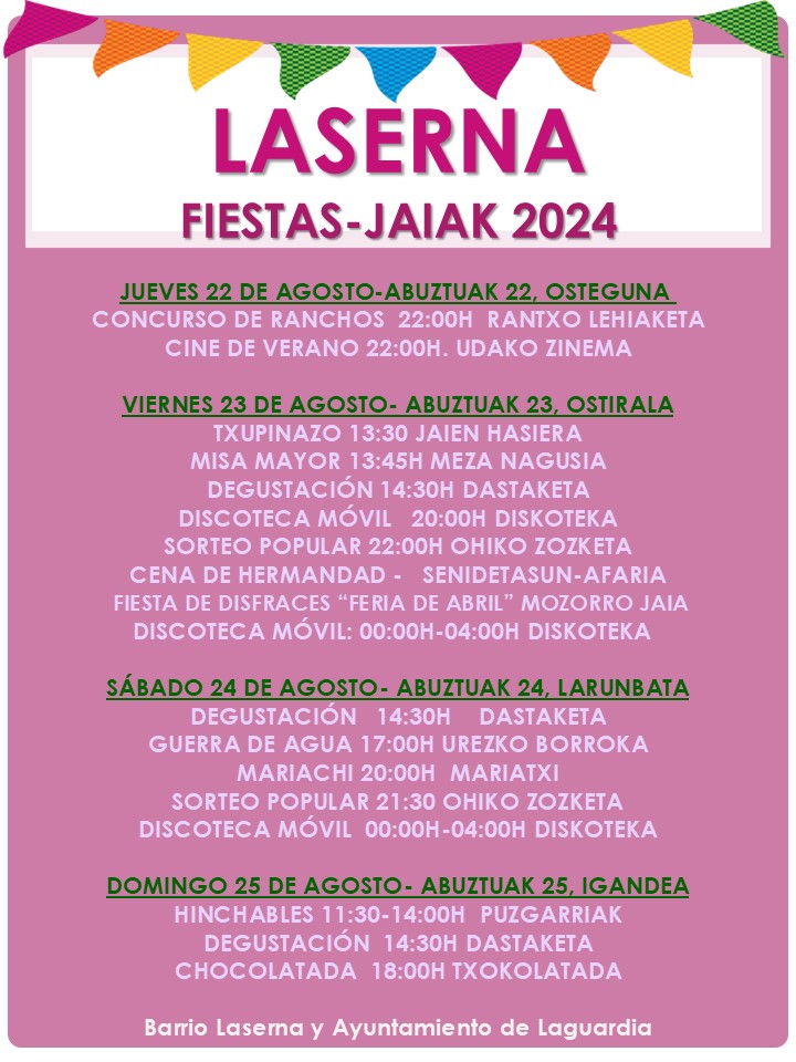 LASERNA 2024 FIESTAS