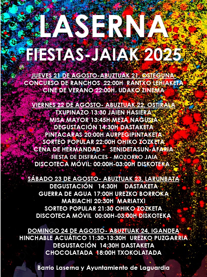 LASERNA 2025 FIESTAS