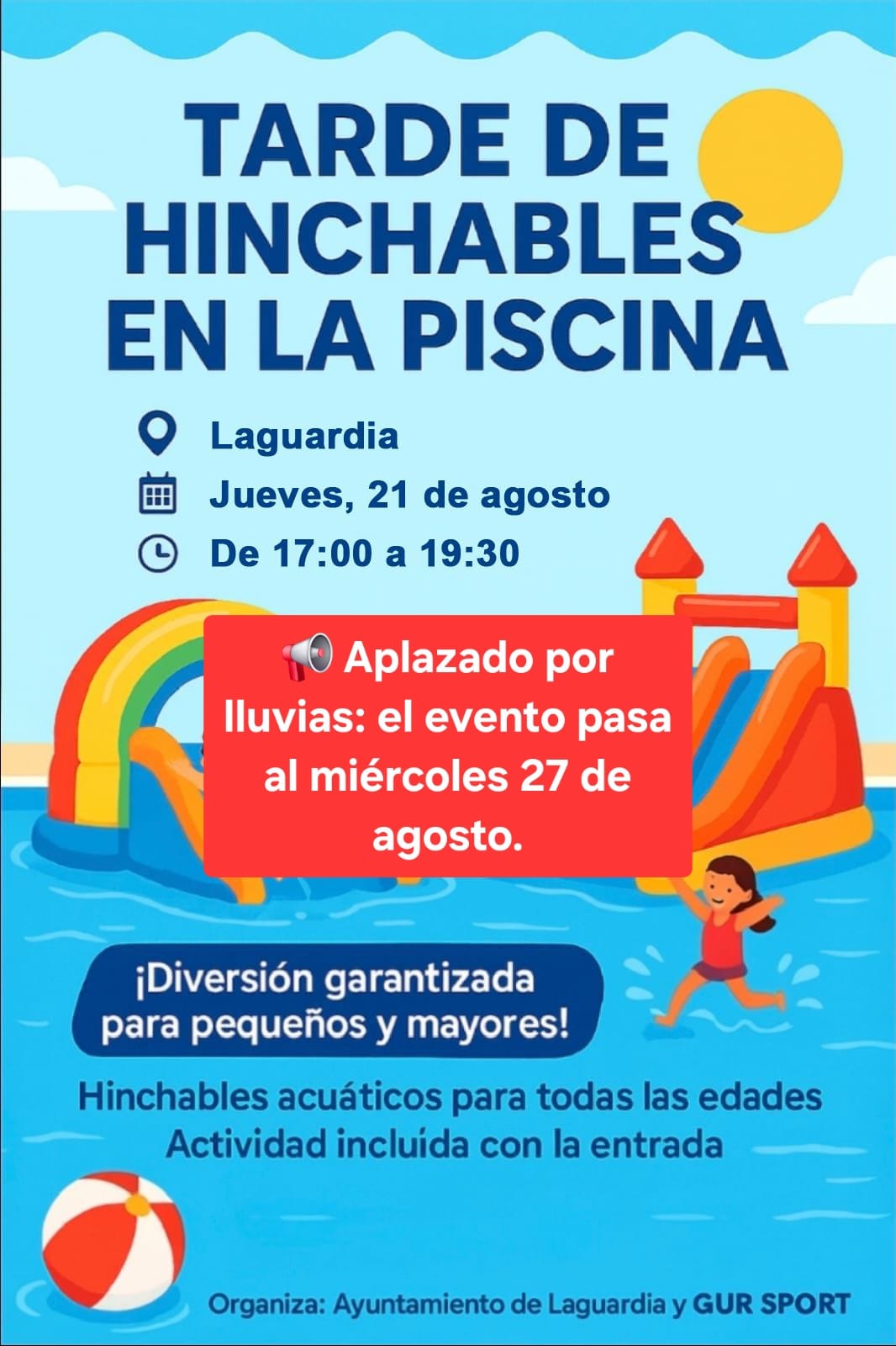 hinchables 27 agosto