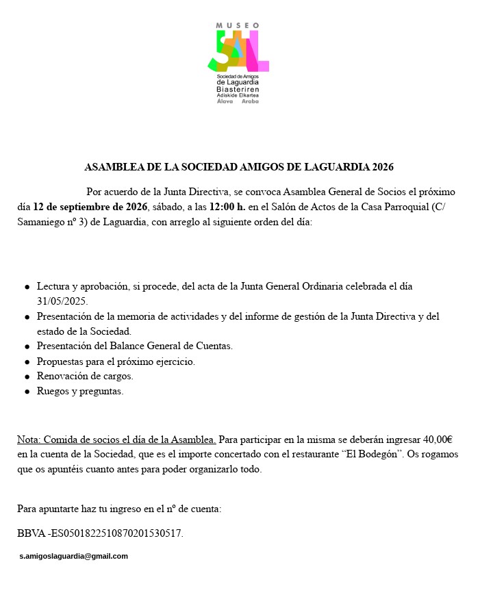 asamblea amigos de laguardia