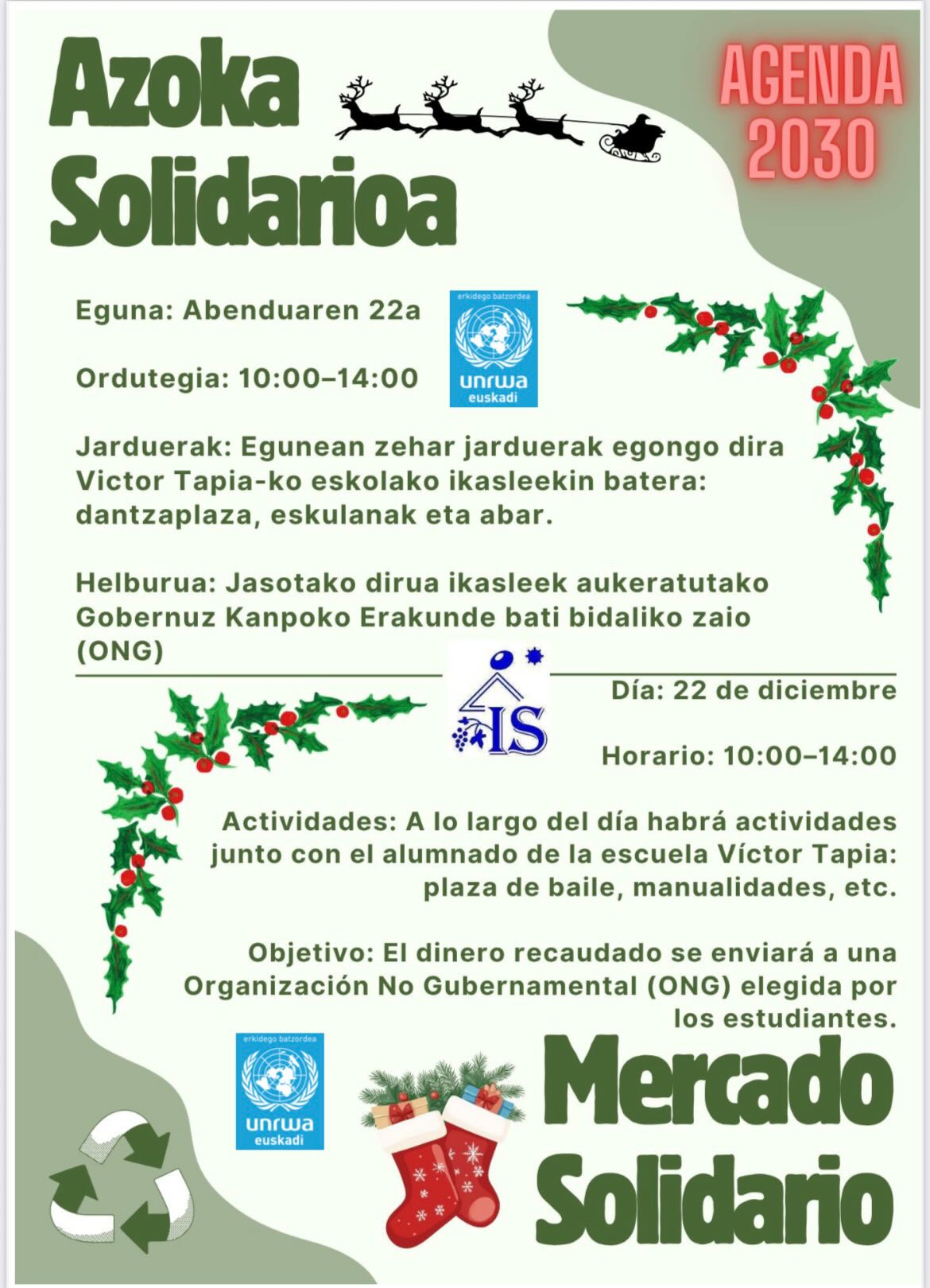 MERCADILLO IES SAMANIEGO