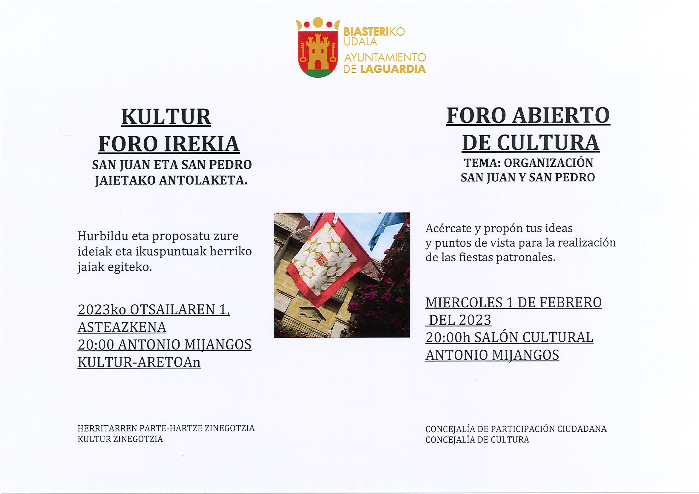 FORO ABIERTO DE CULTURA
