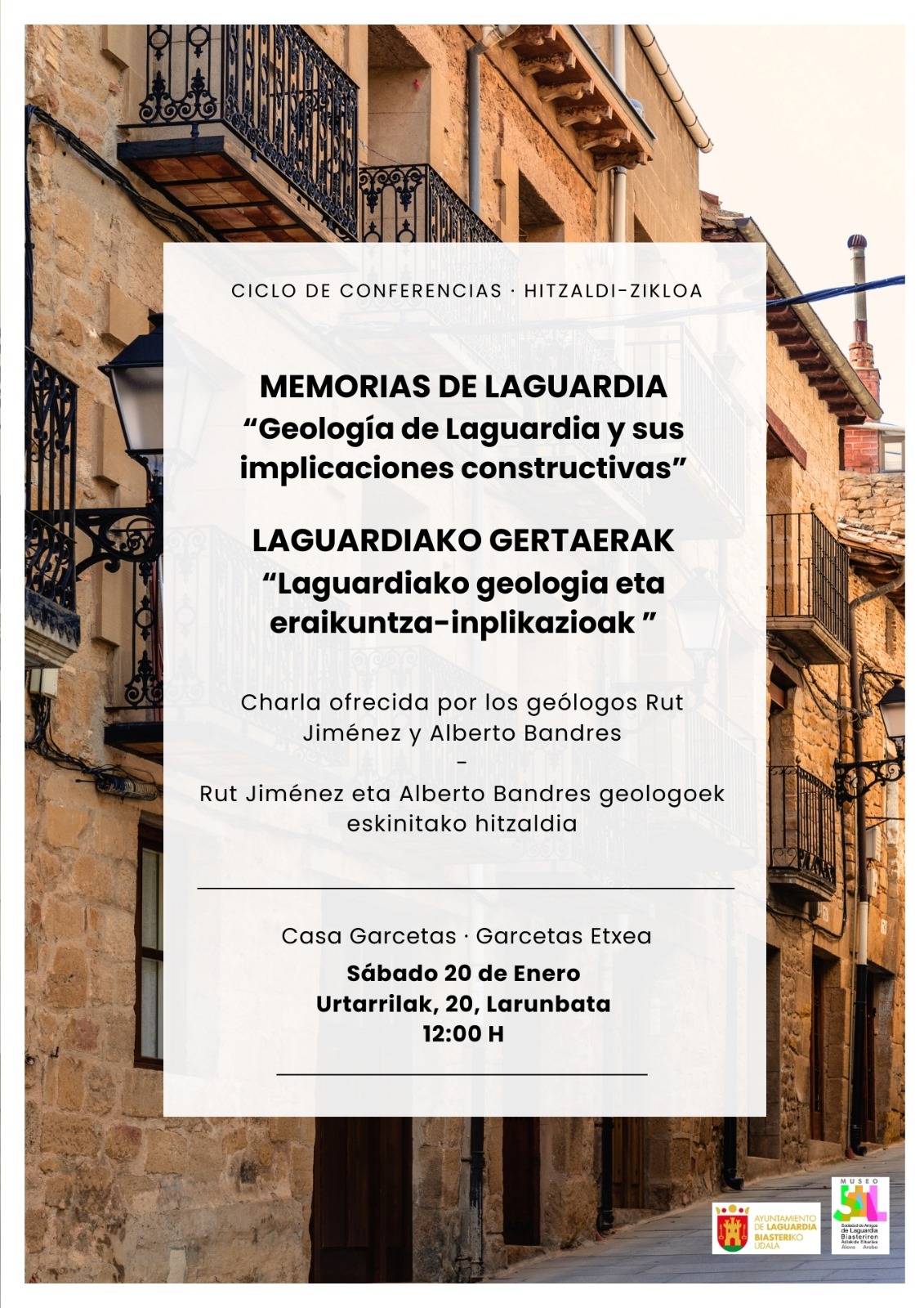 CONFERENCIA MEMORIAS DE LAGUARDIA ENERO