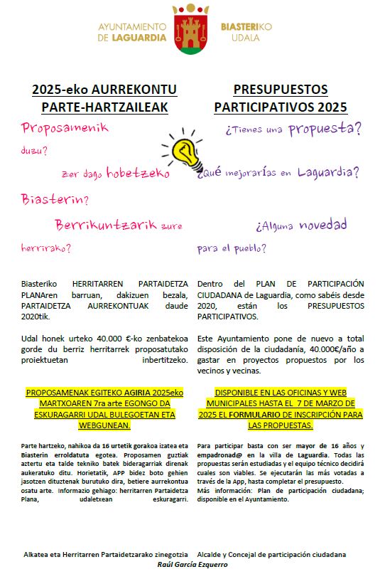 PRESUPUESTOS PARTICIPATIVOS