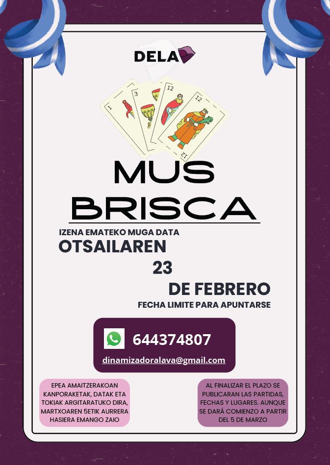 mus y brisca dela