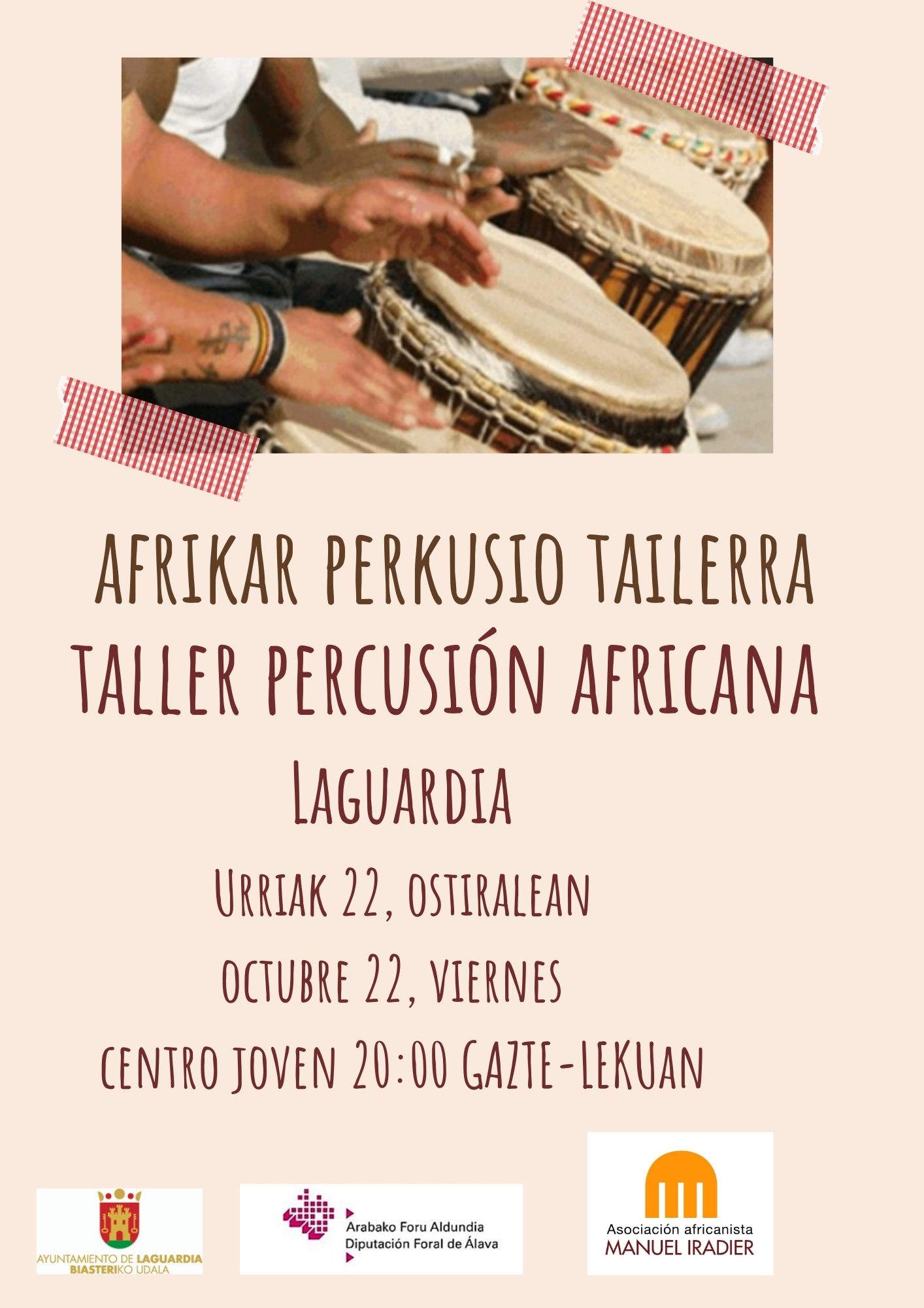 Taller Percusión africana
