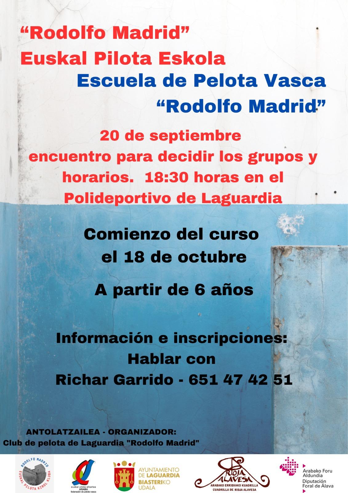 escuela pelota reunion