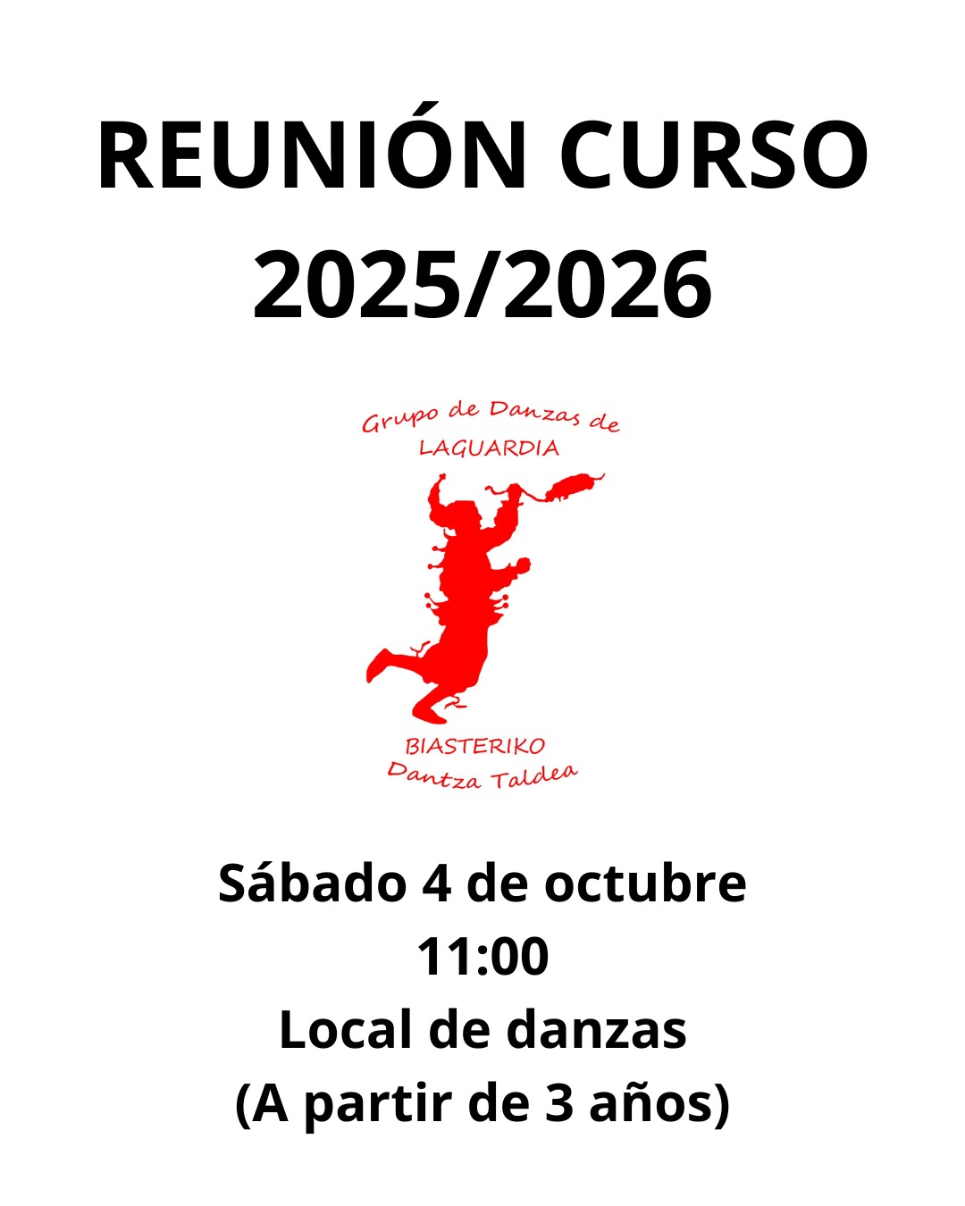 reunión danzas