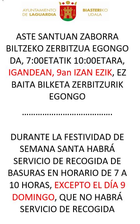 basuras semana santa