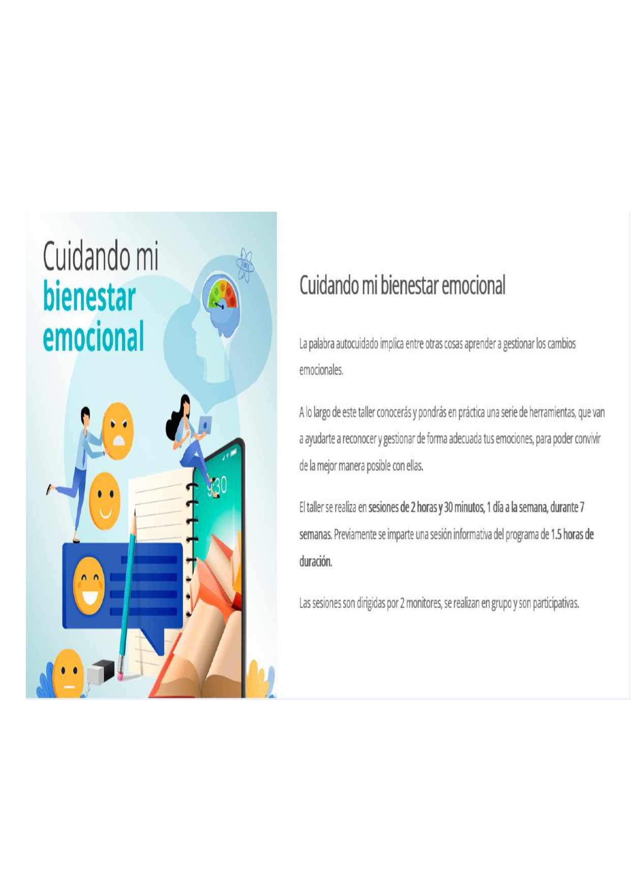 taller cuidando mi bienestar emocional
