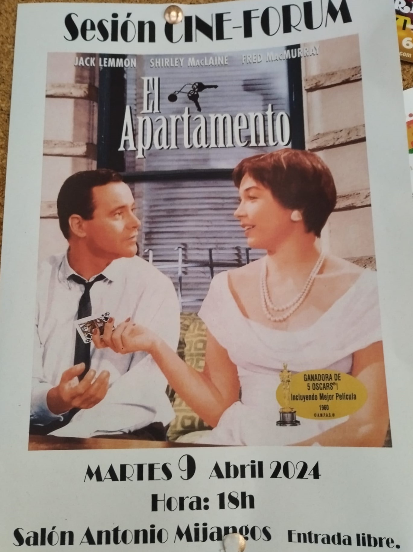 cine forum 9 abril