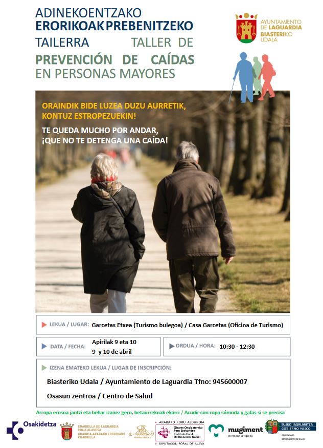 taller de prevencion de caidas en personas mayores