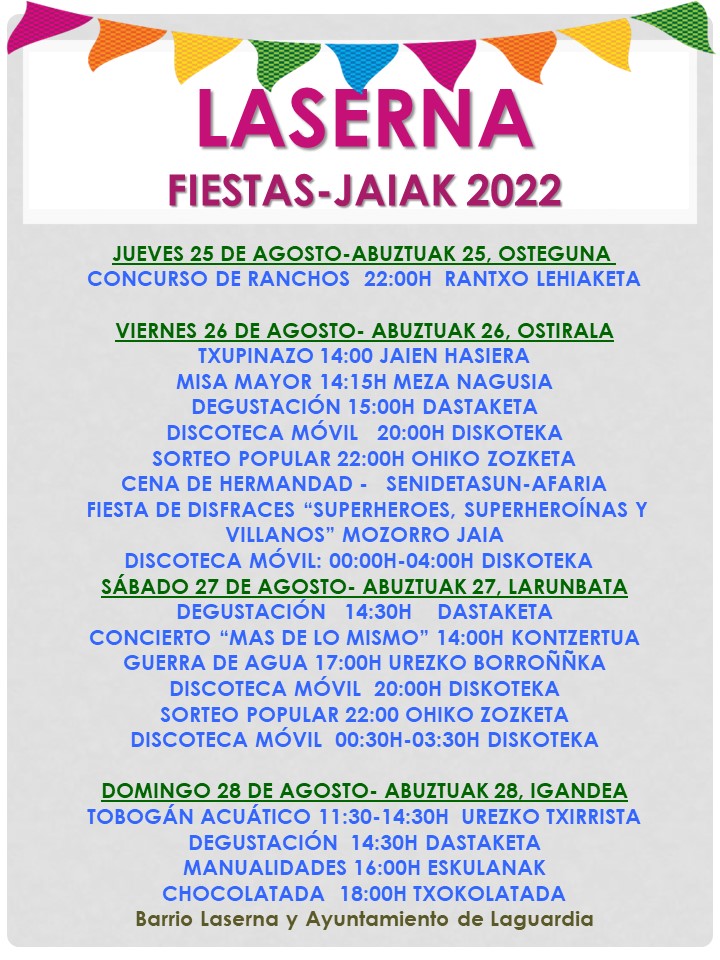 LASERNA 2022 FIESTAS