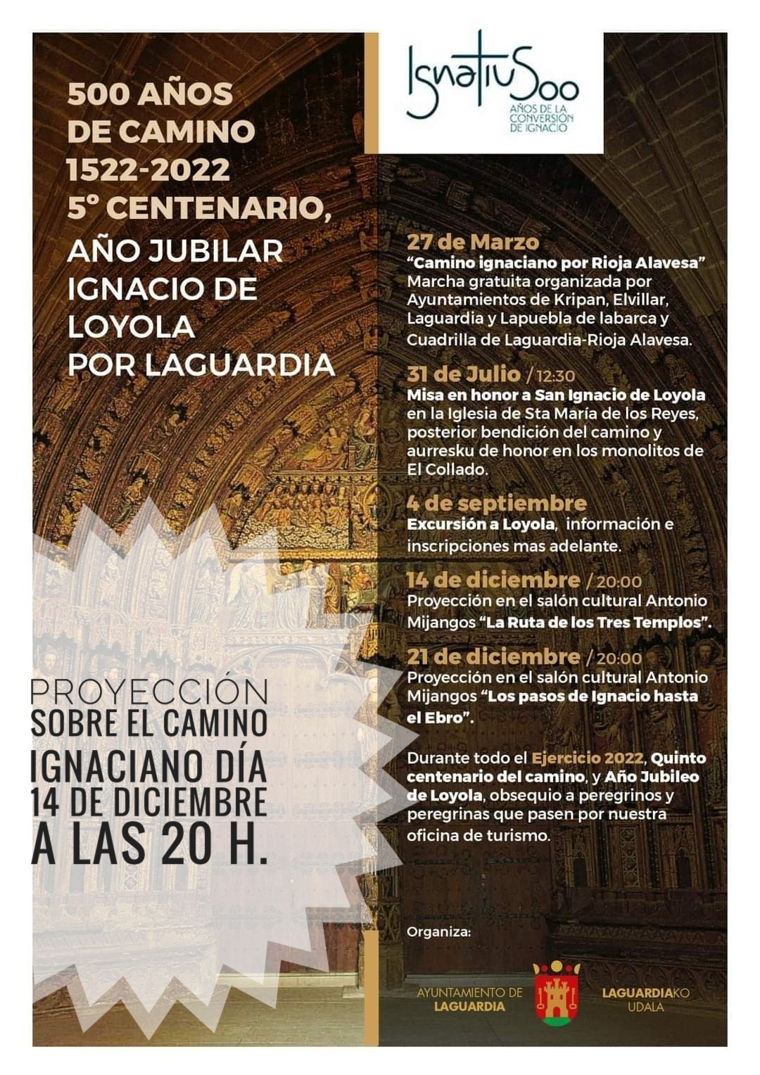 camino ignaciano proyeccion