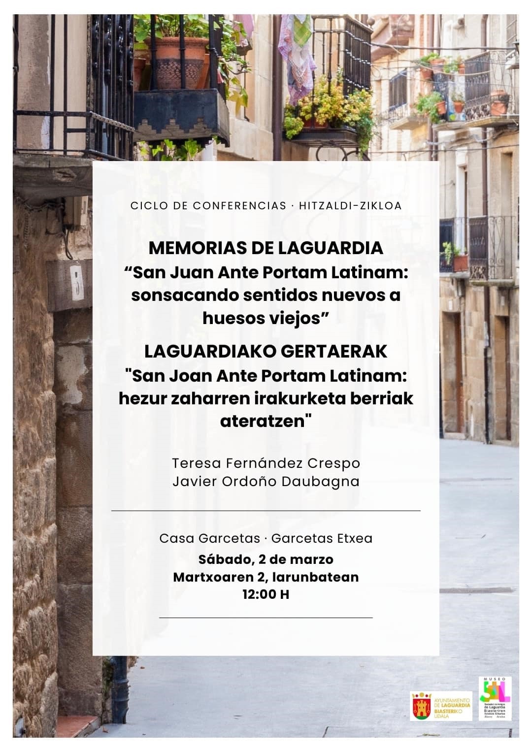 CONFERENCIA MEMORIAS DE LAGUARDIA FEBRERO