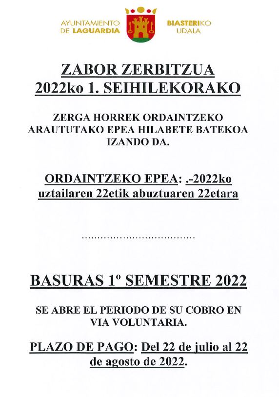 basuras 1 semestre