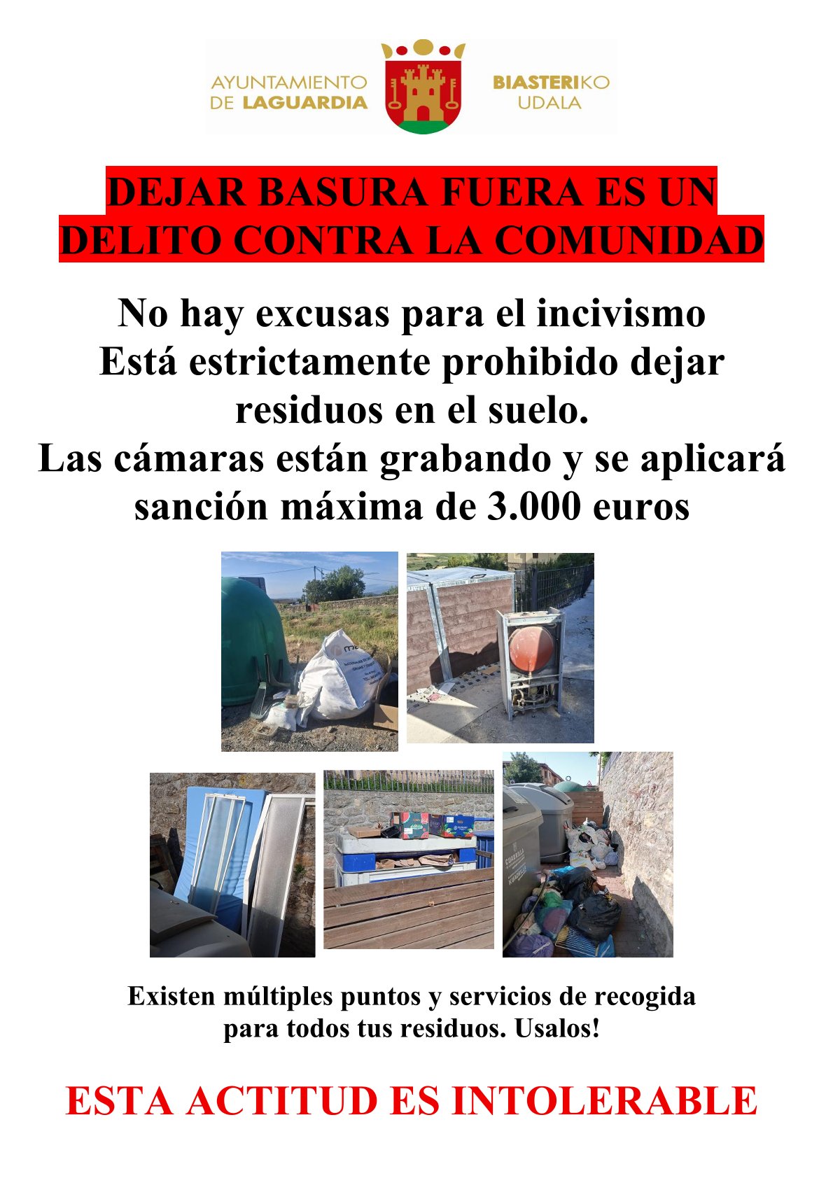 BASURA CONTENEDORES