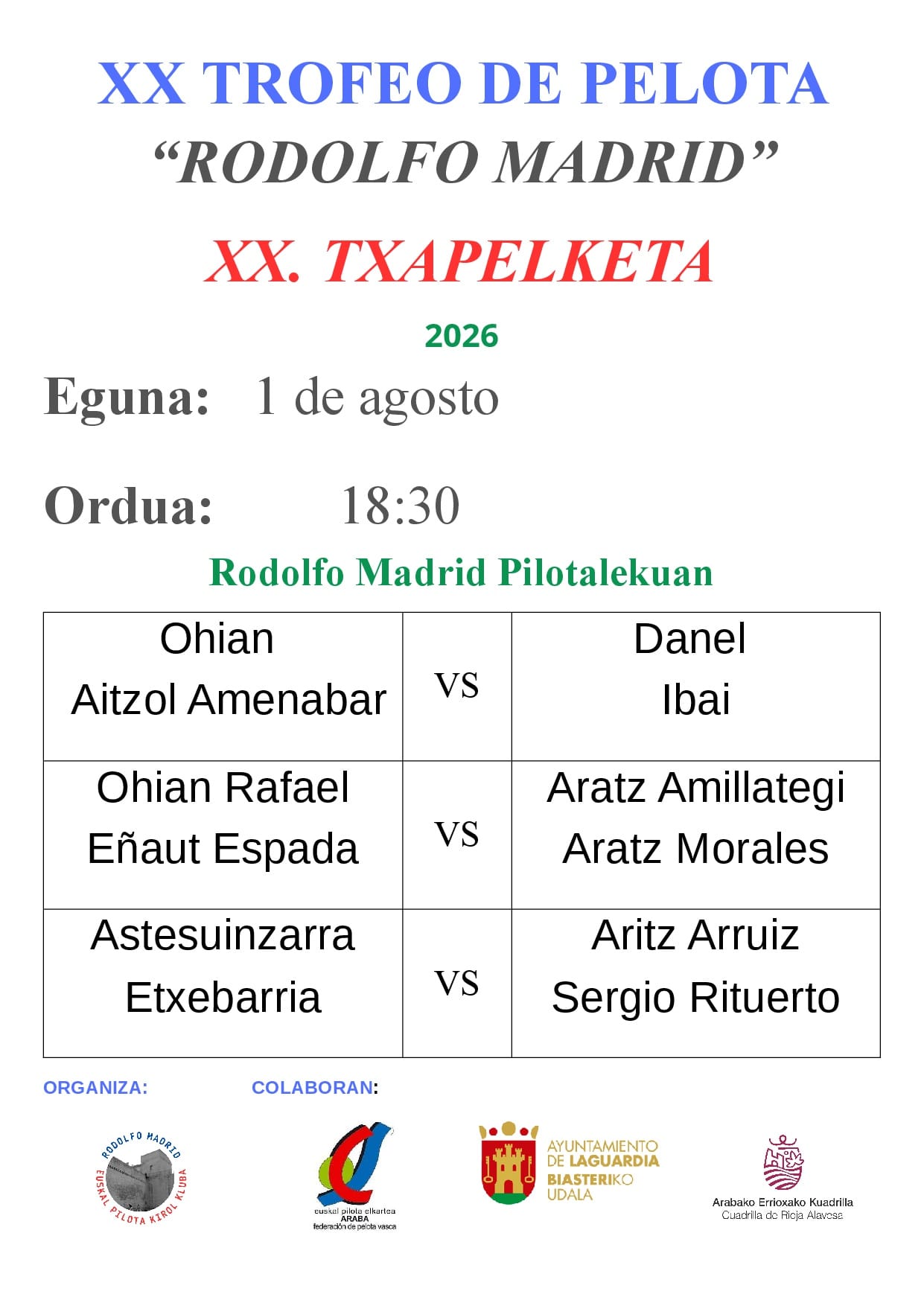 pelota 1 agosto