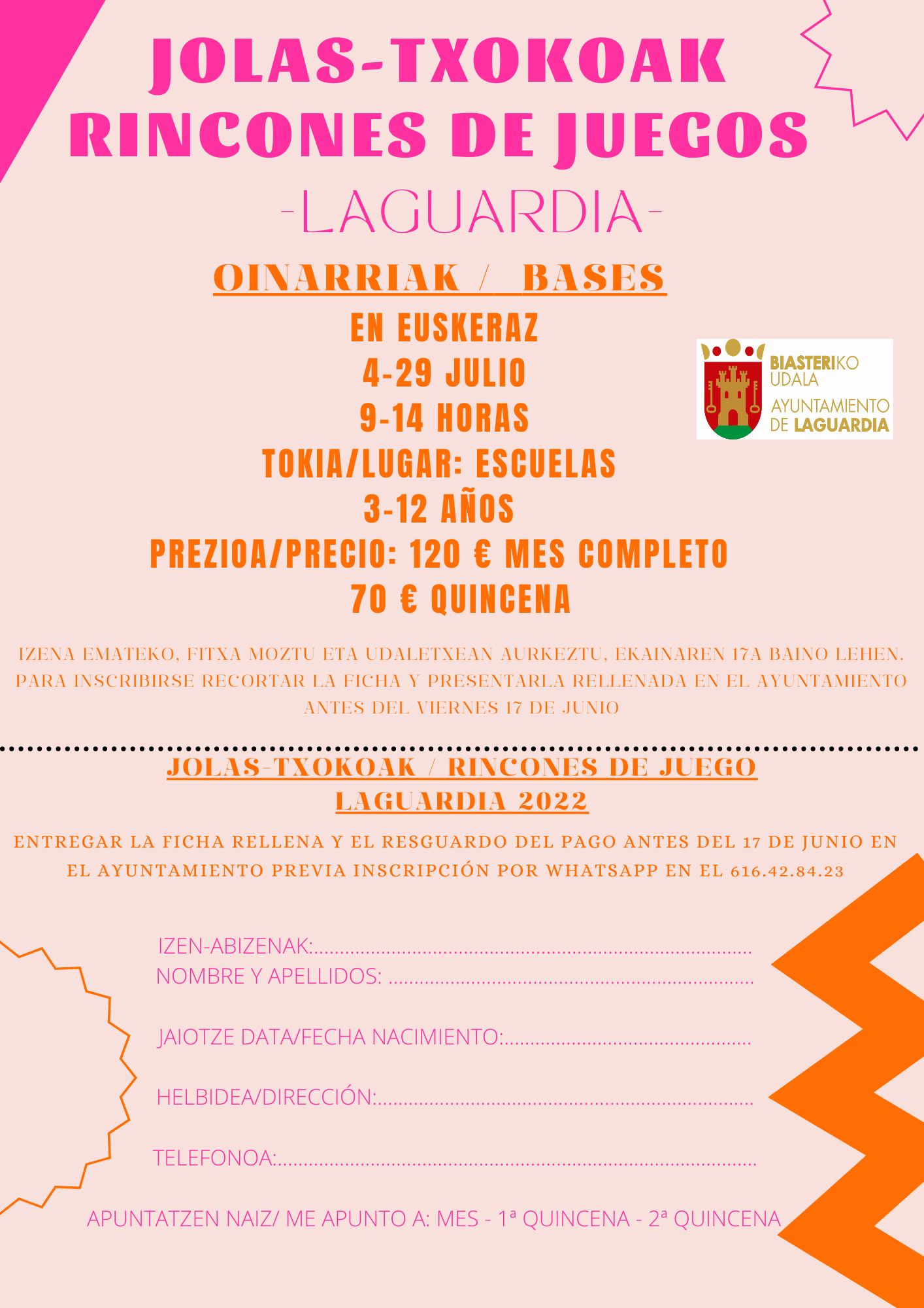 jolas txokoak2 rincones de juego