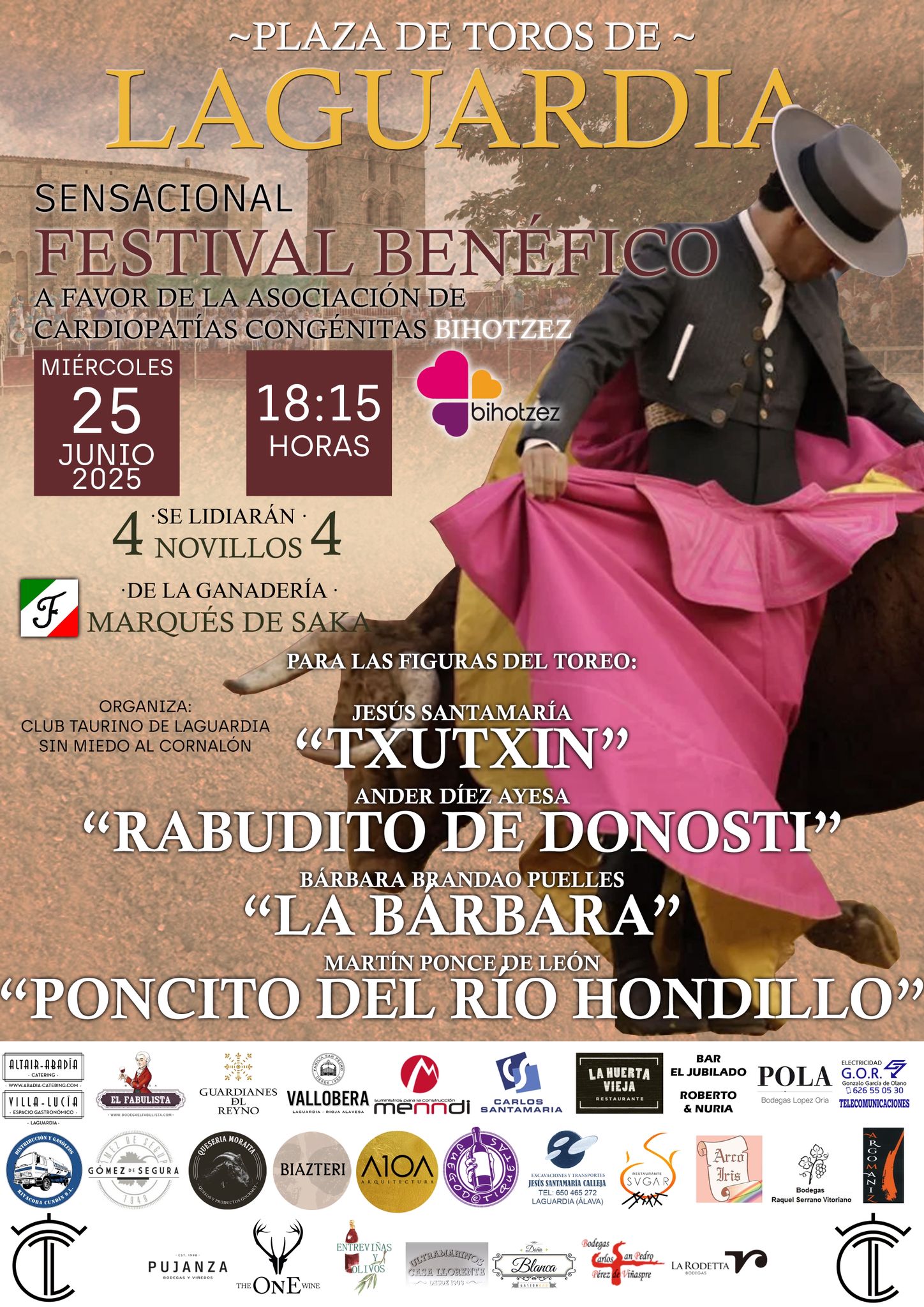 festival benéfico 25 junio