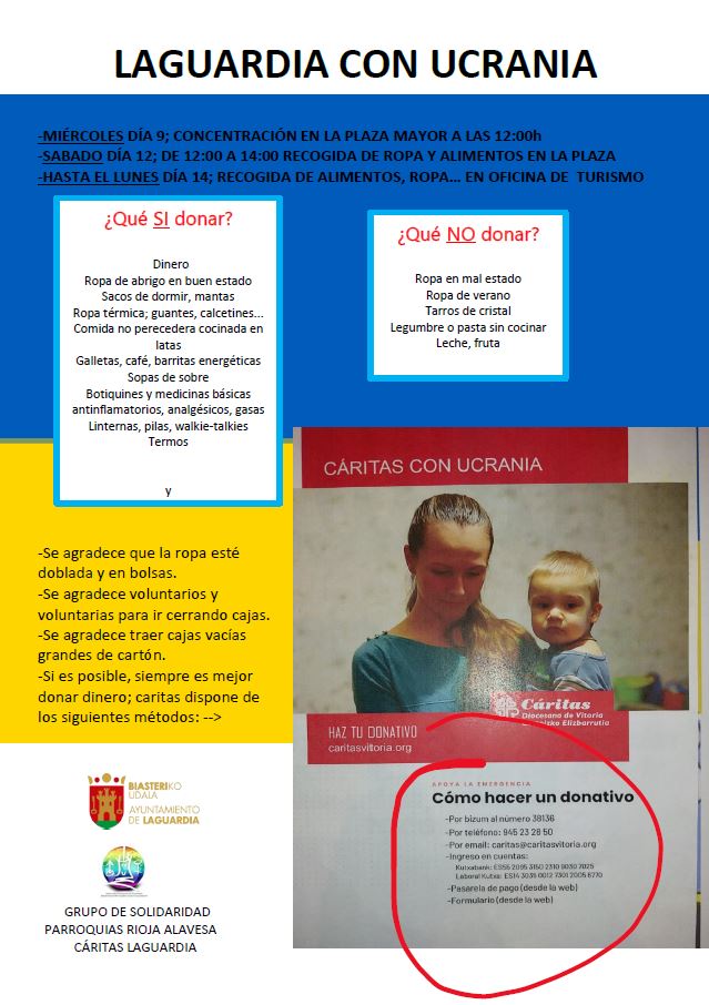 Laguardia con Ucrania