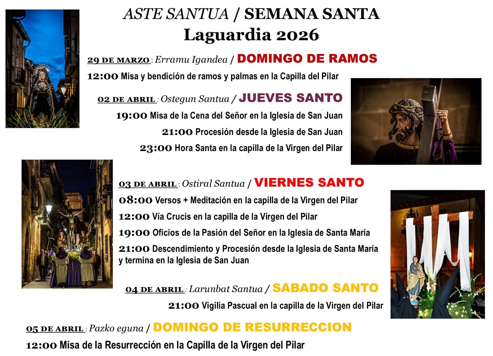 semana santa 2026