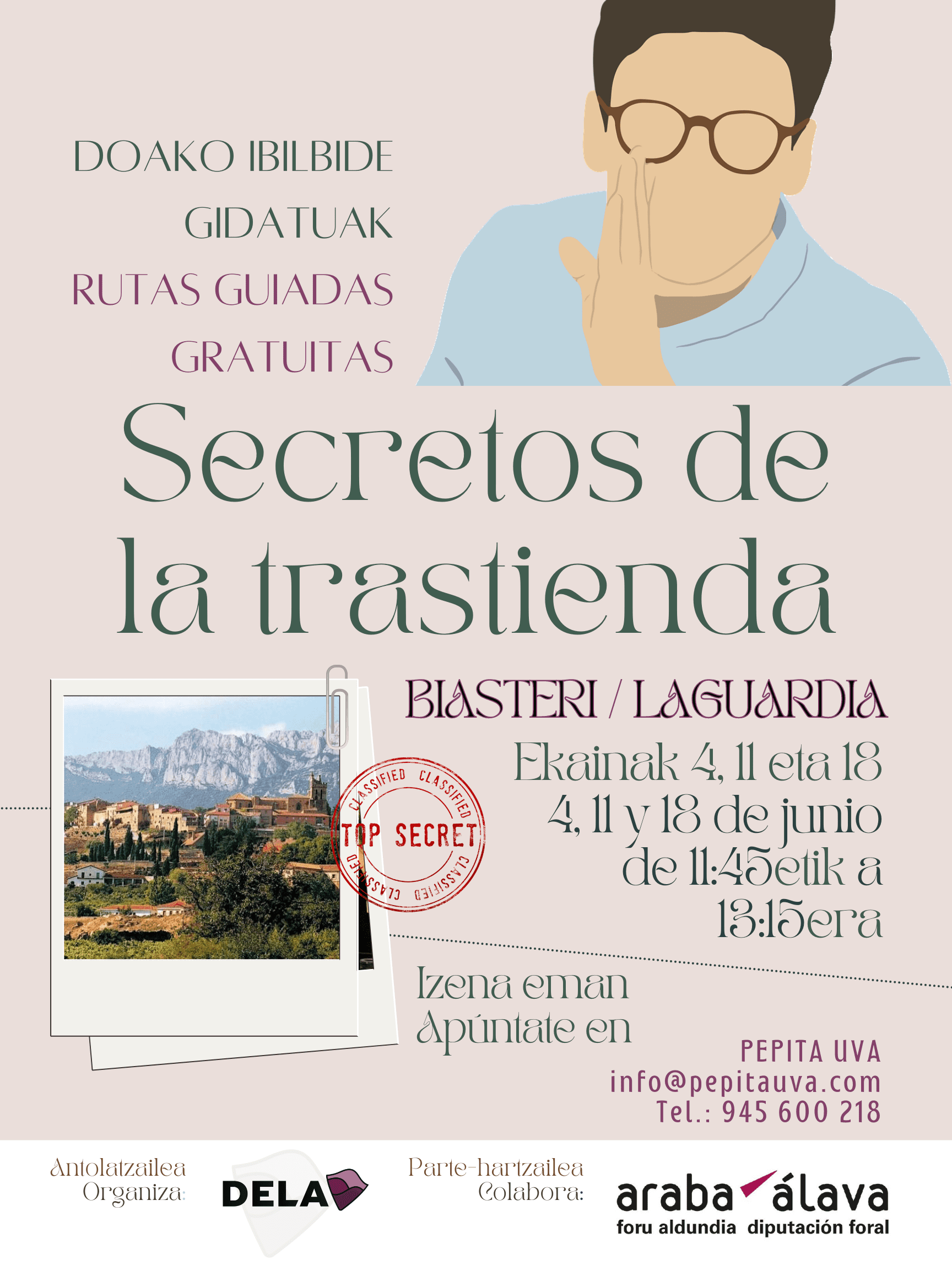 Cartel Secretos de la Trastienda