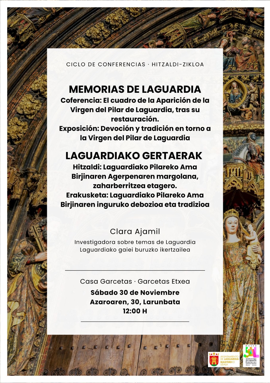conferencia memorias de laguardia noviembre