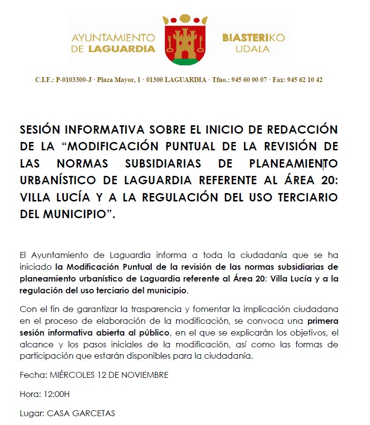sesion informativa area 20