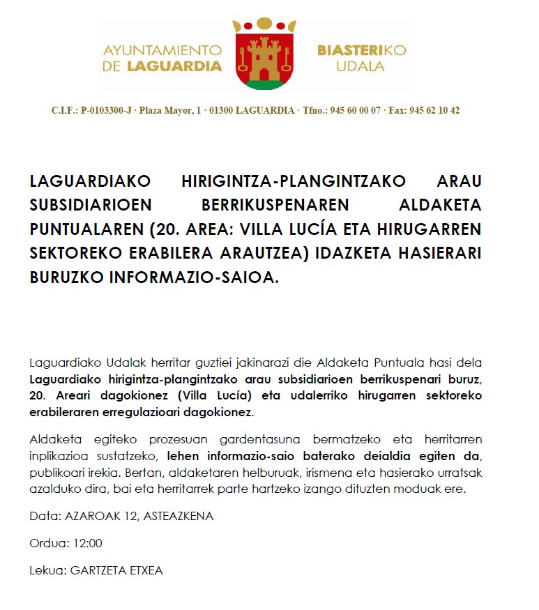 sesion informativa area 20 eus